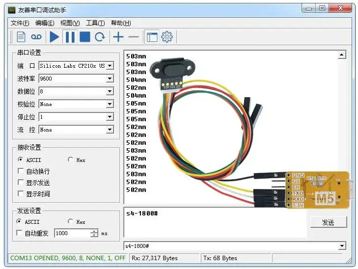 5Pcs/1pc VL6180/VL53L0X/VL53L1X TOF10120 Time of Flight ToF Laser Ranging Sensor TOF050F TOF050C TOF200C TOF400C 50CM/2M/4M IIC