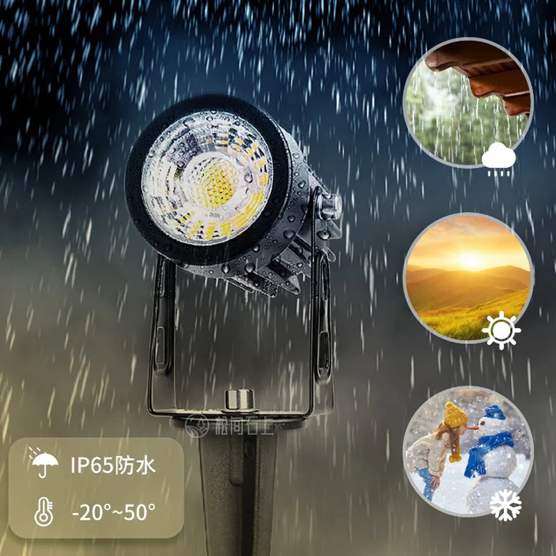 IP65 LED Lawn Lamp COB Light DC12V AC110V 220V Outdoor Waterproof Pathway Garden Spot Bulb 5W 3W Decor Landscape Light