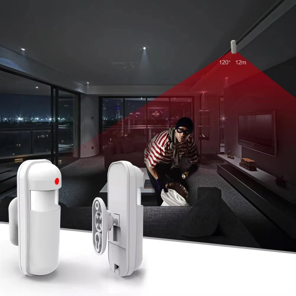 ALARMEST 433MHz Wireless PIR Infrared Motion Sensor for GSM WiFi Home Alarm System PIR Motion Sensor Detector