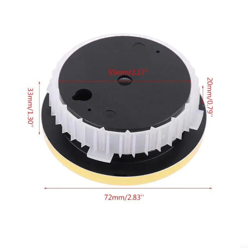 E1PC 3 in 1 Thermometer Hygrometer Barometer Wall Mount Embedded 72mm Lightweight