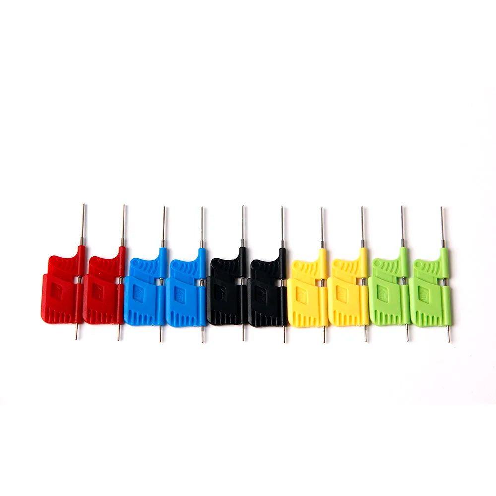 10PCS Universal IC Chip Micro IC Clamp SOP SOIC TSSOP TSOP SSOP MSOP PLCC QFP TQFP LQFP SMD IC Chip Pin Clip DIP Logic Analyzer