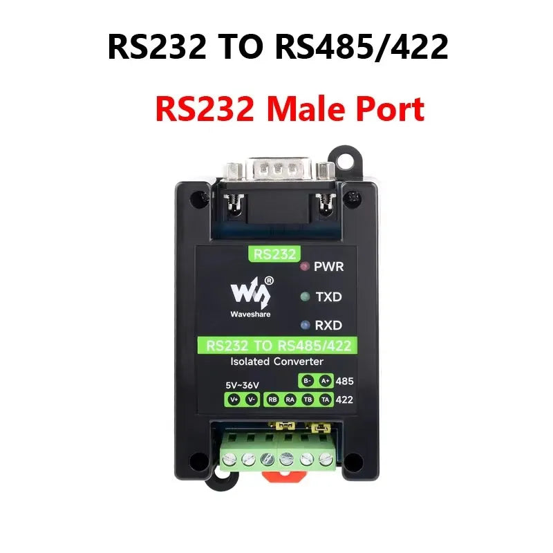 Industrial-grade RS232 to RS485/422 Active Digital Isolated Serial Converter SP3232EEN SP485EN Chips