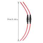 10pcs 5 x 20mm Inline Fuse Holder, porte fusible 12v Fast-Blow Screw Type, with 16 AWG Wire for Fast-Blow Glass Fuse