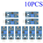 1-50PCS Digital Light Sensor Module 5516 Photoresistor, Adjustable Sensitivity, 3.3V-5V, LM393 Comparator for Smart Car