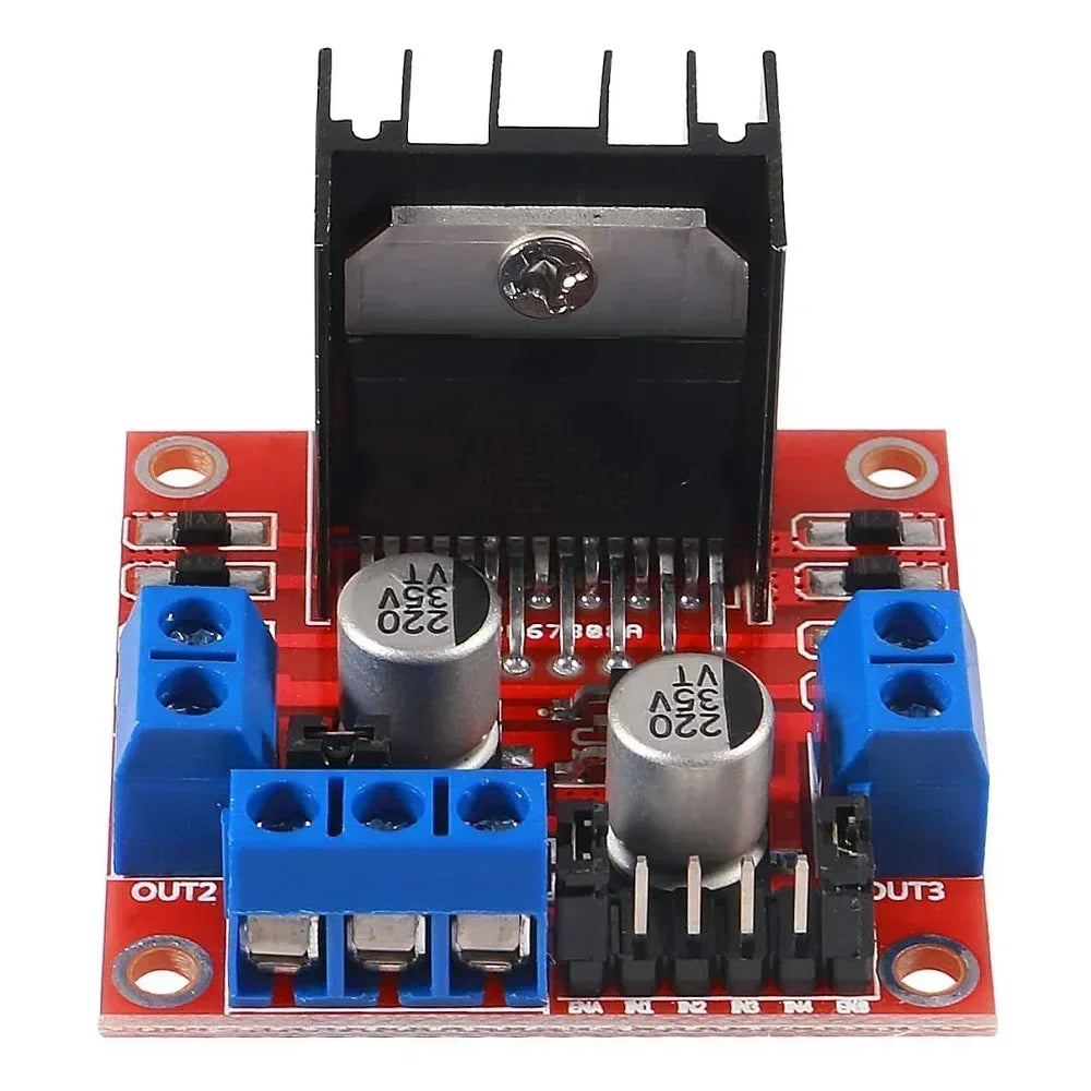 L298N DC Motor Driver Module L298N Stepper Motor Smart Car Robot Breadboard Peltier High Power L298 DC Motor Driver for Arduino