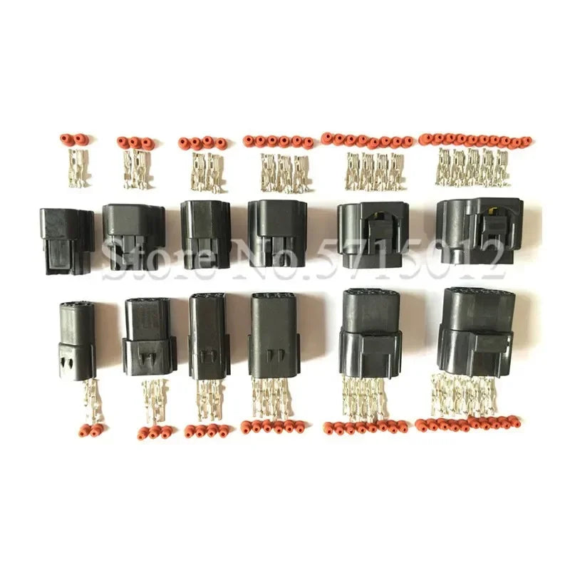 Denso 2/3/4/6/8/10/12 Hole Way Waterproof Wire Connector Plug Car Auto Sealed Electrical Set Car Truck Connector