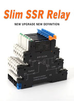 DC Control AC 6A Slim Interface Solid State Relay Module DIN SSR Slim Relay DC Control DC 41F-1Z-C2 SSR Relay DIN Rail
