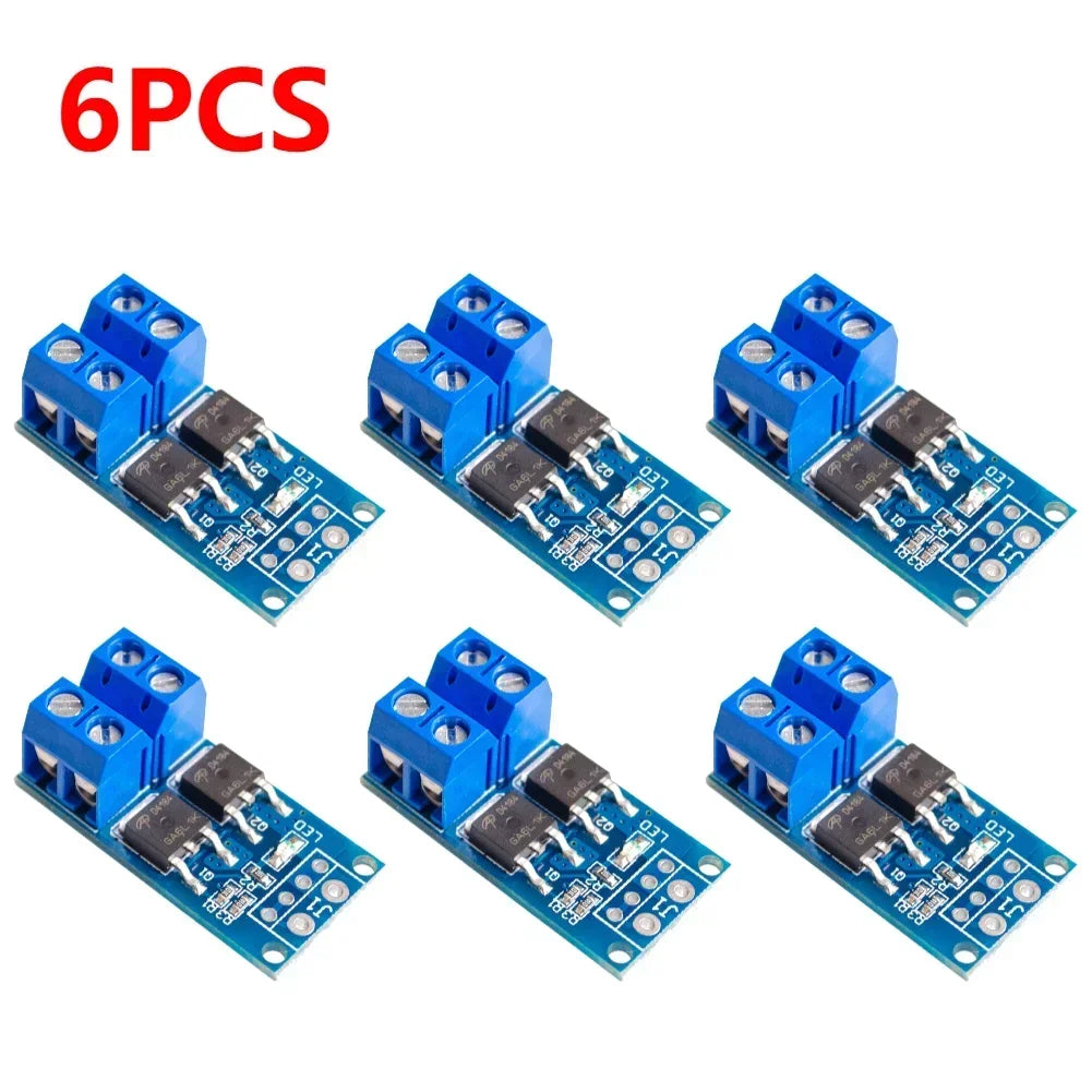 1 - 20pcs 15A 400W MOSFET Trigger Switch Drive Module PWM Regulator Control Panel DC 5V-36V Electronic Switch Control Board