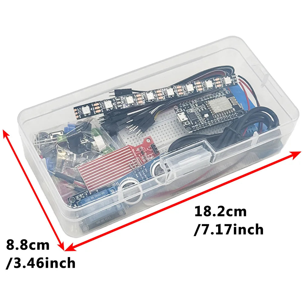 ESP8266 WiFi Development Board Starter Kit for Arduino UNO Breadboard Compatible with UNO IoT WiFi Sensors for Electronic learns