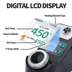 YIHUA 60W Digital Soldering Station 982-V C210/C245 Soldering Iron Kit ESD Precision Soldering Tools