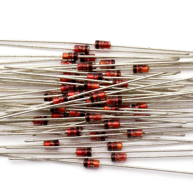 50PCS 1W Zener Diode 1N4727A 3V/ 1N4728A 3.3V/ 1N4729A/3.6V 1N4730A/3.9V 1N4731A/4.3V 1N4732A/4.7V 1N4733A/5.1V 1N4734A/5.6V
