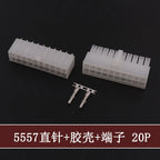 5Sets Molex 4.2mm Automotive Wire Connectors Plug 5557 Series RA Wafer Female Terminal 2-24P Housing for Electrical Wiring