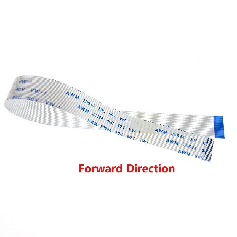 FPC FFC Ribbon Flexible Flat Cable 4P/6P/8P/10P/12P/14P/16P/18P/20 Pin Pitch 0.5MM 1.0MM AWM 20624 80C 60V 6/10/15/20/25/30/40CM