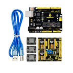 Keyestudio CNC Shield V2/V3/V4 Engraving Machine Kit For Arduino With UNO R3 Or Nano Board A4988/DRV8825 Driver Compatible GRBL