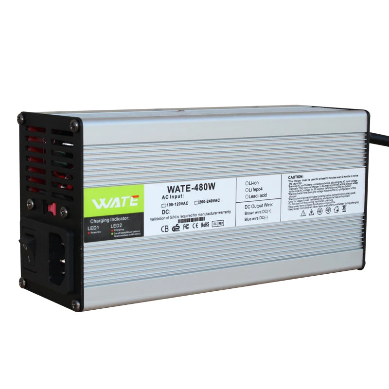 84V 5A Lithium Battery Charger For 72V / 74V / 20S Li-Ion Lipo Battery Pack   Global certification