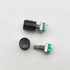 1 Box 20 Position 360 Degree Rotary Encoder EC11 Push Button 5Pin Handle Long 15MM 20MM With A Built In Push Button Switch
