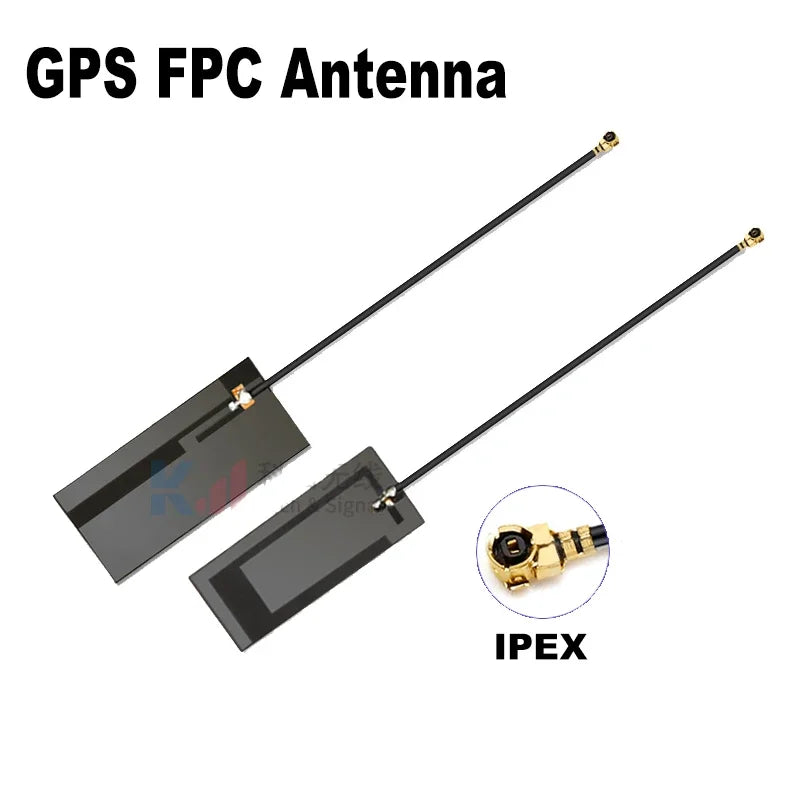 1575.42MHZ GPS Passive Built-in FPC Antenna GPS Receiving Module Positioning Antenna High Gain 5dBi I-P-E-X-1 12CM Cable RG1.13