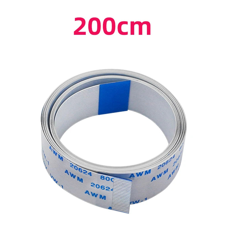 Raspberry Pi 5 Camera Cable 22 Pin to 22 Pin 0.5mm Spacing Flexible Flat Cable Optional 15/30/50/100/200 cm for RPi Zero / 5