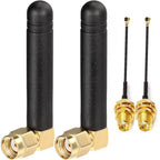 2.4GHz 5.8GHz Dual Band WiFi Antenna  3dbi Rubber Antennae RP SMA Connector for USB Adapter Network Router Mini PCI Card  Camera