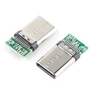 10pcs USB 3.1 Type-C Connector 24 Pins Male / Female Socket Receptacle Adapter to Solder Wire & Cable 24 Pins Support PCB Board