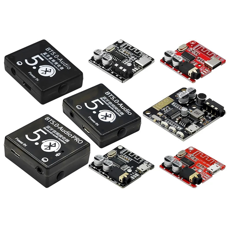 5.0 Bluetooth Audio Receiver Board Bluetooth MP3 Lossless Decoder Board Wireless Stereo Music Module Bluetooth Decoding Board.
