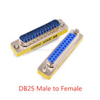 1PCS Mini Gender Changer Adapter DB9/DB15 VGA Male to Female/Male to Male/Female to Female RS232 Serial Plug Com Connector