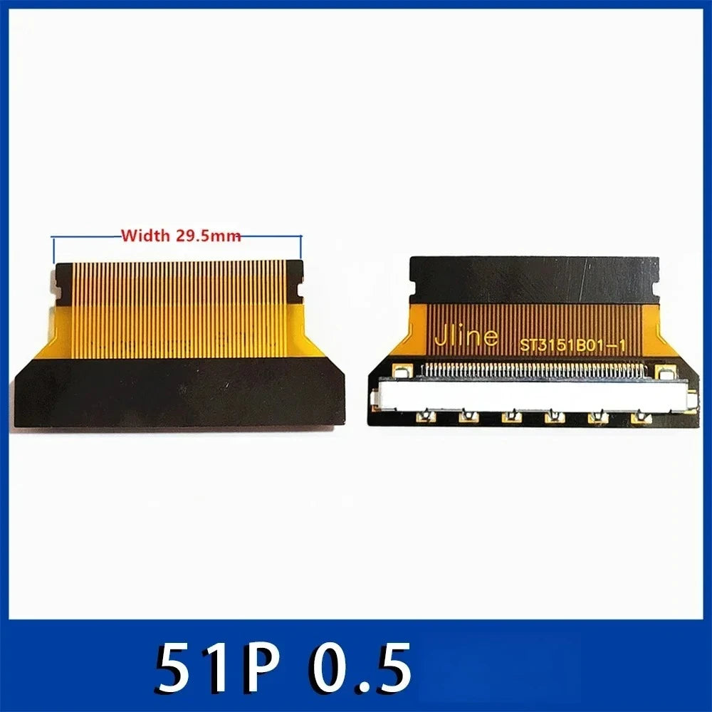 1Pcs/lot LVDS Screen Line EDP Adapter Board FIX 30P to FPC 30P/51P 1.0mm/0.5MM Flexible Cable Interface Adapter