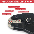 CLN-68B 0.08-1.5mm² Open Barrel Terminals Pliers Crimping Tool (28-16AWG) for JST, DuPont, Molex, PH2.0 XH2.54 3.96 4.2mm Pitch