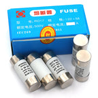 Stlxy 5/10/20Pcs 22*58mm(RO17) Fast blow Ceramic Fuse 500V RO17-40A 50A 63A 80A 100A 125A RT18 RT14 Base