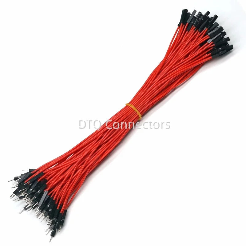 20PCS 1Pin Dupont Jumper Wire Line  2.54mm Male Female Electronic Cable For Arduino DIY Red Yellow Green Yellow Blue Black