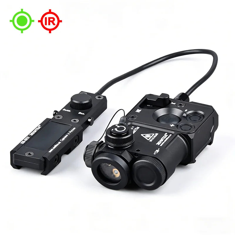 Airsoft CNC IR Laser Sight RAID CQBL PEQ PERST NGAL OGL DBAL IR Device Metal Material  Red, Green, Blue Laser IR Laser 20mm Rail