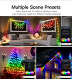 USB 5V Smart RGB-IC Fairy Light String Christmas Lights Decorations Lamp Garland WS2812 Bluetooth APP&Remote Control Addressable