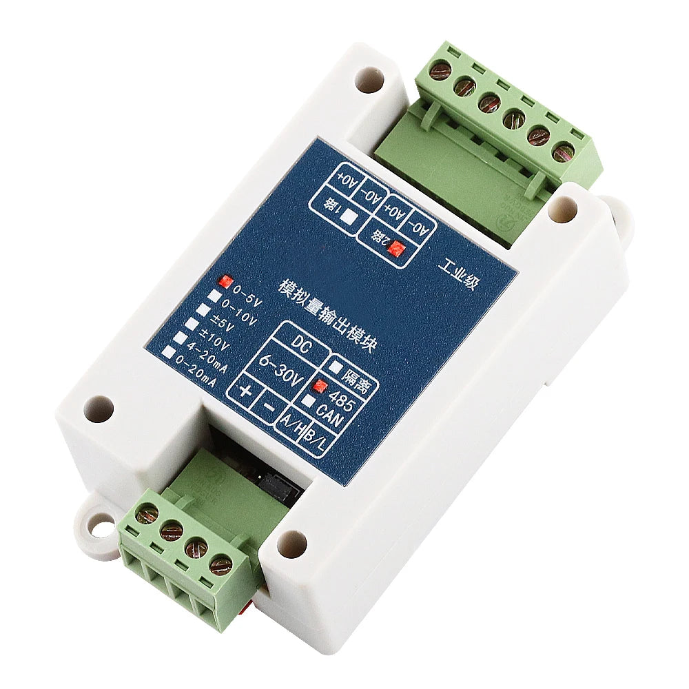 Isolation Type RS485 to 4-20mA 0-5V 0-10V Transform Module 2 4 Channel Modbus RTU RS485 to Analog Industrial Converter Modules