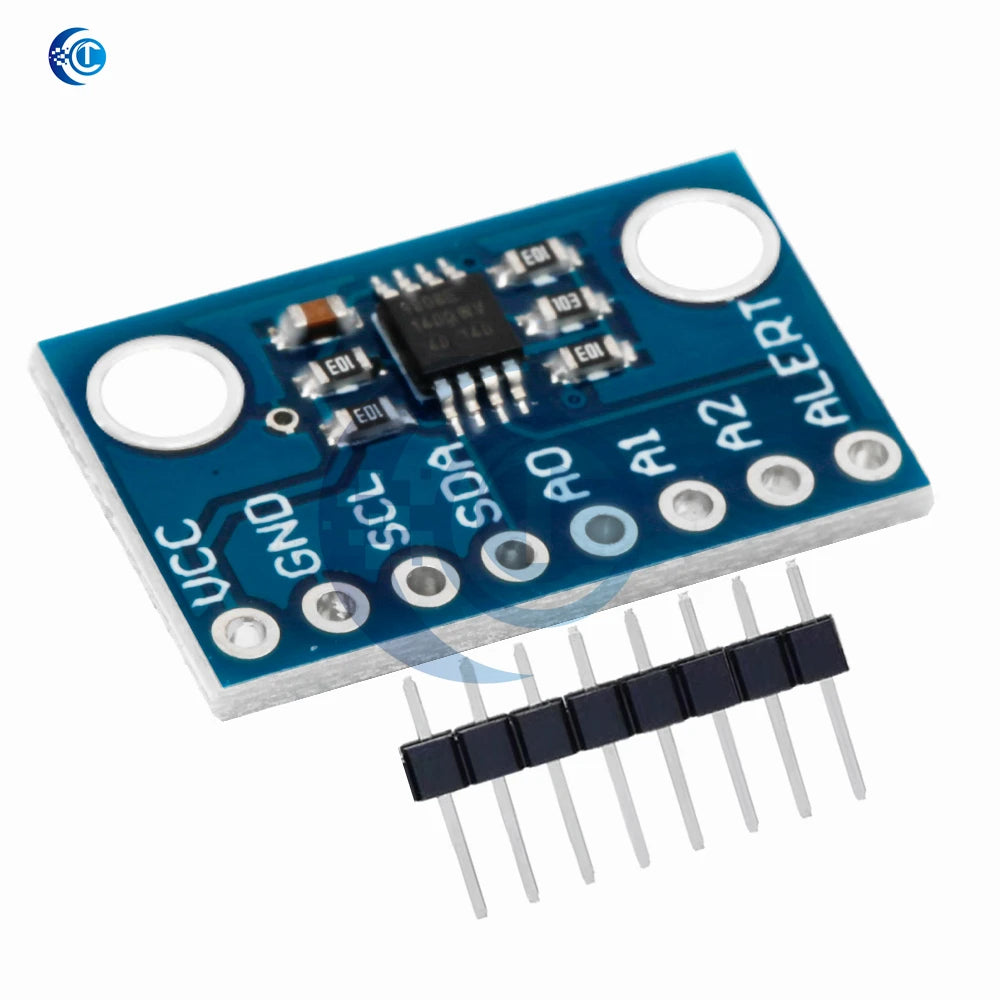 MCP9808 High Accuracy Temperature Module: 2.7V-5V I2C/IIC Breakout Board for Arduino & DIY Projects