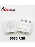 100pcs SMD LED 0402 1615 0807 1206 5050 3528 RGB 4Pin Diode LED High quality, high brightness color red green blue