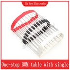 20PCS TVS Diode P6KE56CA P6KE62CA P6KE68CA P6KE75CA P6KE82CA P6KE100CA  P6KE120CA P6KE130CA P6KE150CA P6KE180CA P6KE200CA DO-15