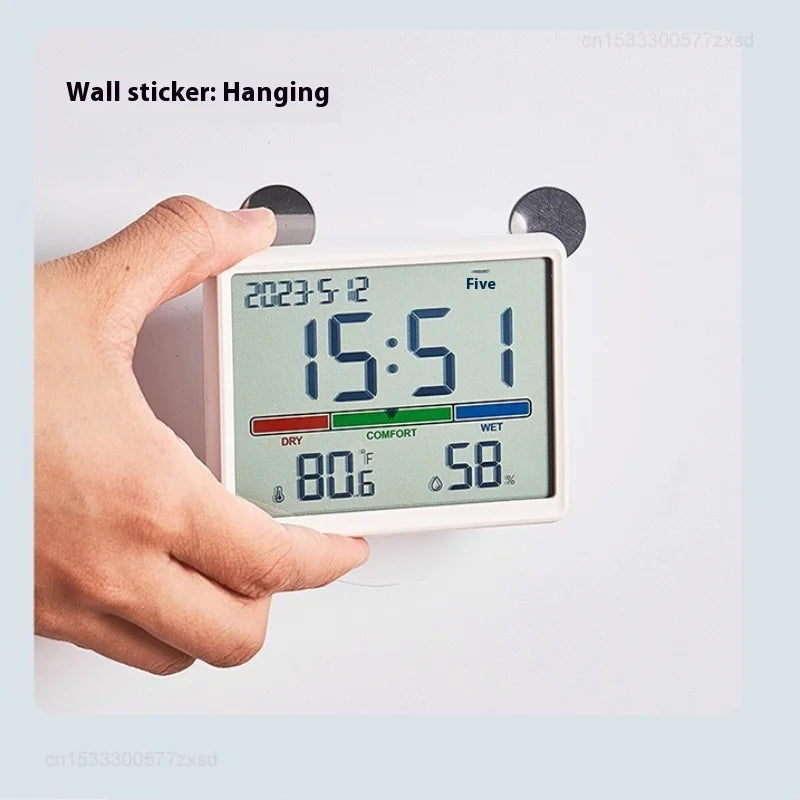 Youpin Electronic Thermometer Hygrometer Weather Station High Precision with Table Clock Function Mini Thermometer Sensor Gauge