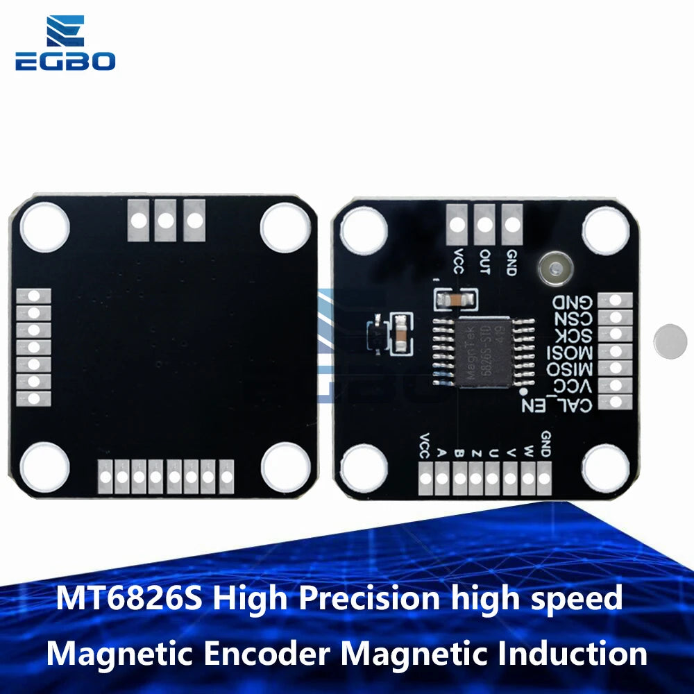 MT6826S High Precision High Speed Magnetic Encoder Magnetic Induction Angle Measurement Sensor Module for arduino