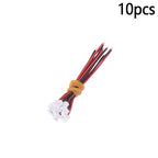 /KQM/10pcs Small Mini Connector Jst 1.0/1.25/1.5/2.0/2.54/3.96mm Ph 2.0mm Xh 2.54mm 2 Pin Male Female Plug Jack Cable Wire