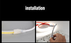 220V COB LED Strip Light High Bright Switch/Dimmable US 110v EU Plug Neon Tape Kitchen Cabinet  lighting Waterproof garden