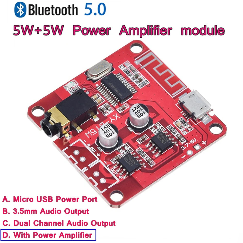 Bluetooth Audio Receiver board Bluetooth 4.1 BT5.0 Pro XY-WRBT MP3 Lossless Decoder Board Wireless Stereo Music Module With Case