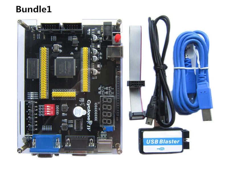 Educational DIY Kit Electronic Altera CycloneIV EP4CE10 FPGA PCB Demo Board with PS/2 UART VGA LCD Camera Network USB Blaster