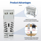 LCTC Voltage Regulator 0-10V 4-20mA 0-5V Single-phase Solid State Voltage Regulator Relay 10a15a25a40a
