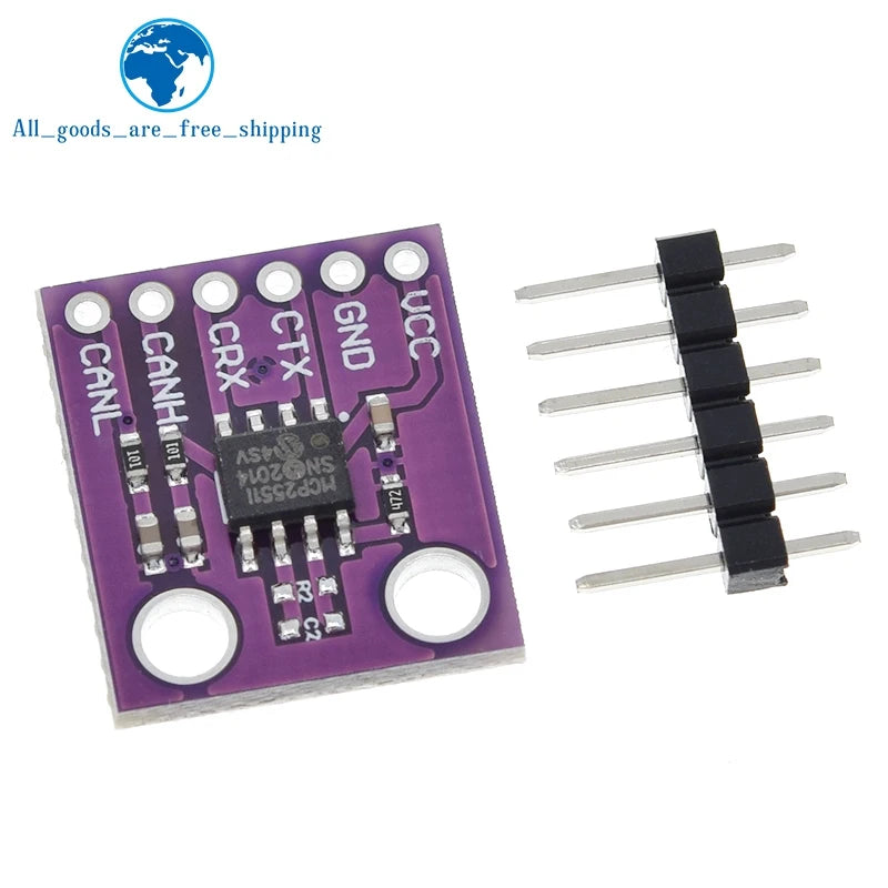 TZT 1/3PCS MCP2551 High-speed CAN Protocol Controller Bus Interface Module For Arduino