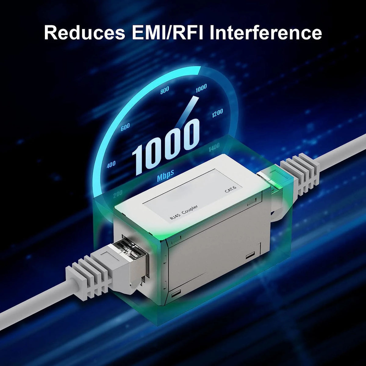 1-10pcs RJ45 Coupler Ethernet Extender 10Gbps Female to Female Ethernet Coupler Female to Female Connector for Cat7/ Cat6 Cable