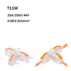 10 30 50PCS Quick Splicing Multiplex Butt Wire Connector Cable Push-in Splice Terminal Block For Home Terminal Block 28-12AWG