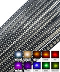100pcs LED SMD 3528 5050 1210 0402 0603 1206 0805 White Red Blue Warm white Green Yellow Orange  light emitting diode
