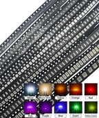100pcs LED SMD 3528 5050 1210 0402 0603 1206 0805 White Red Blue Warm white Green Yellow Orange  light emitting diode