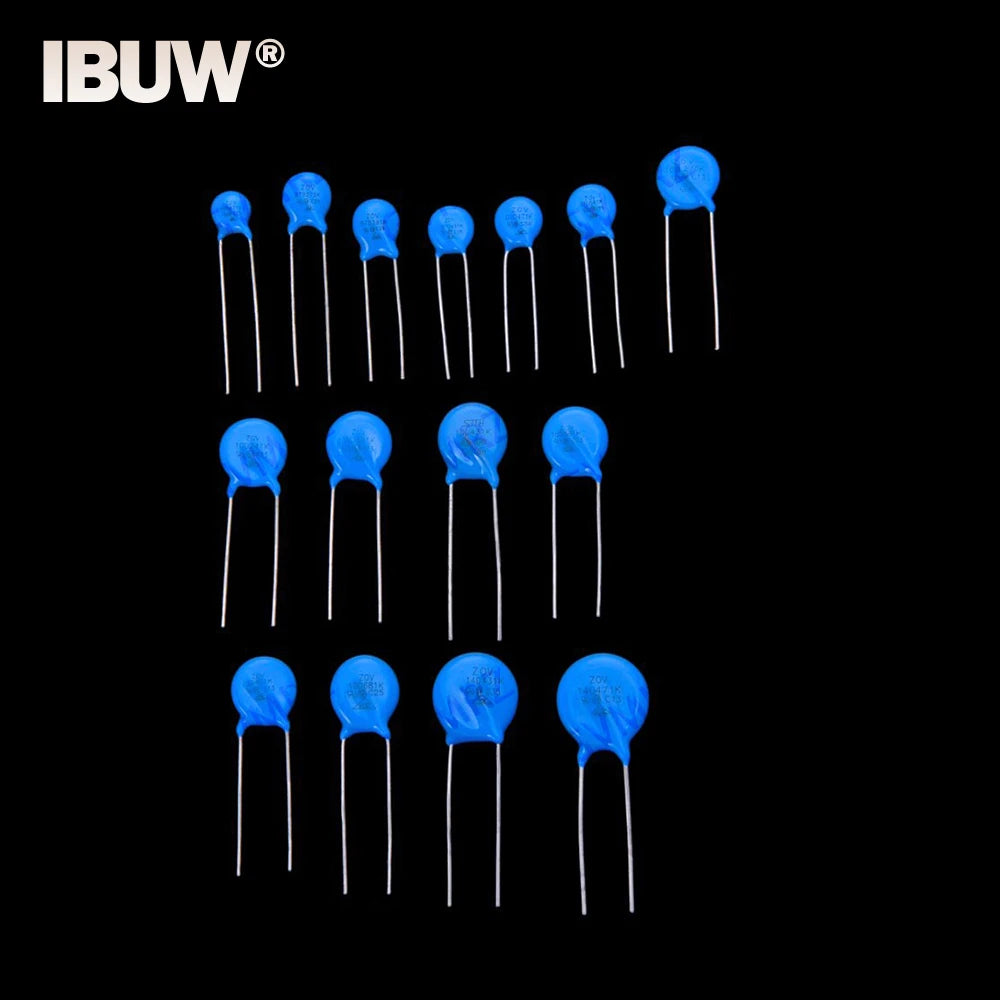 15Values Varistors 150PCS 10D471 10D681 14D431 5D471 7D270 7D391 7D431 7D471 7D561 10D270 10D241 10D391 10D431 10D561