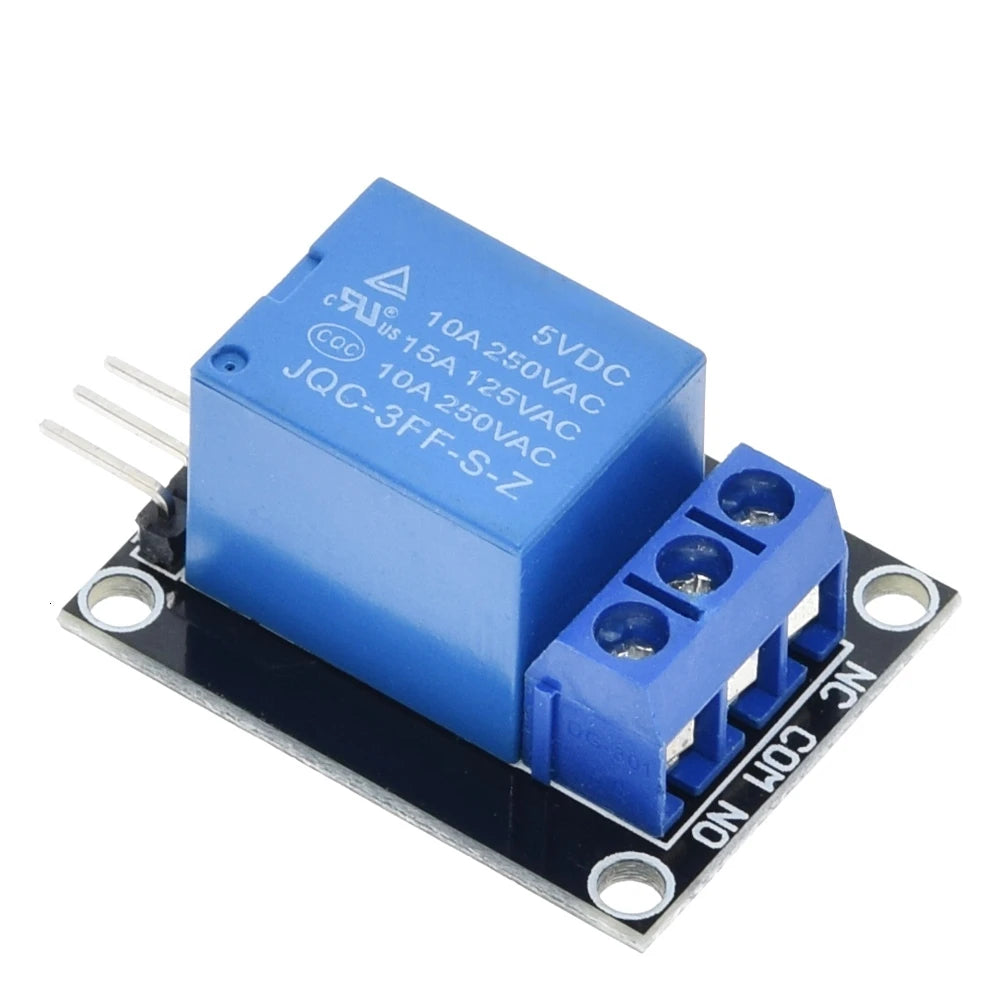 1/2/5/10 PCS 5V 1 Channel Relay Module With Optocoupler KY-019 SRD-05VDC-SL-C with NO/NC Contact For Ardu+ino Appliance Control